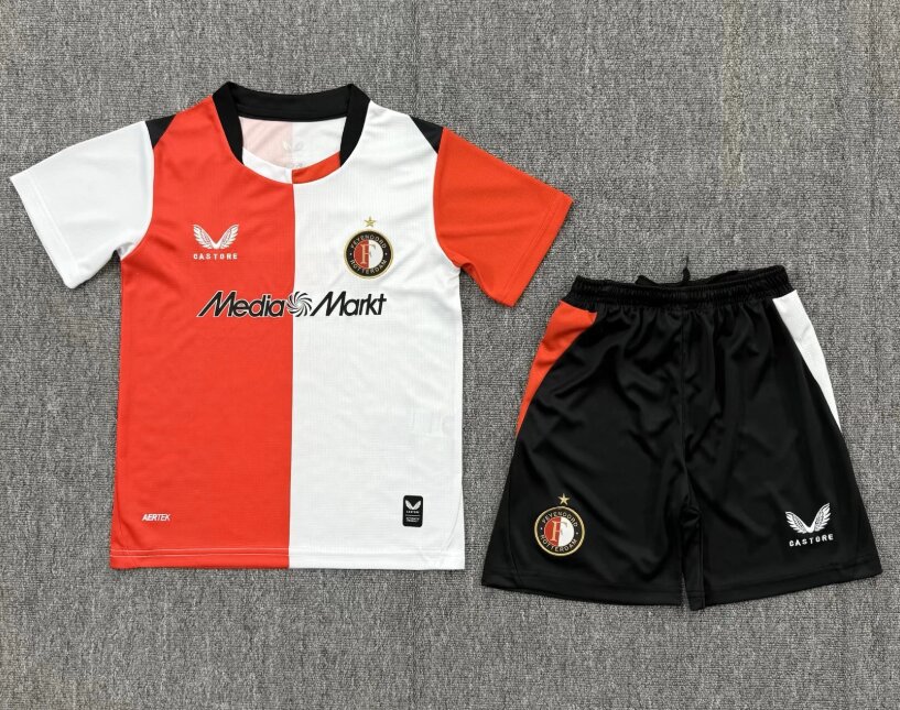Kids-Feyenoord 26/27 Home Soccer Jersey